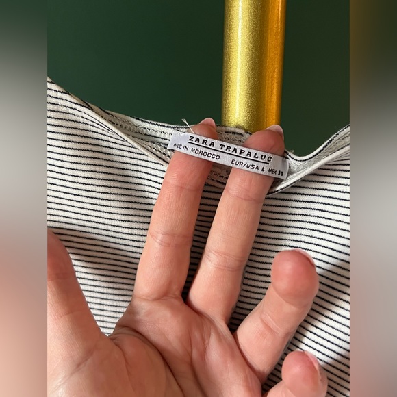 Zara Body Con Pin Stripe Tank Dress - Picture 3 of 4